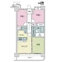 ライオンズマンション赤塚公園 間取図