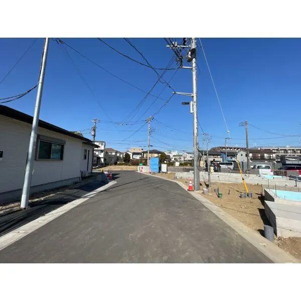 川崎市多摩区中野島３丁目 西側前面道路