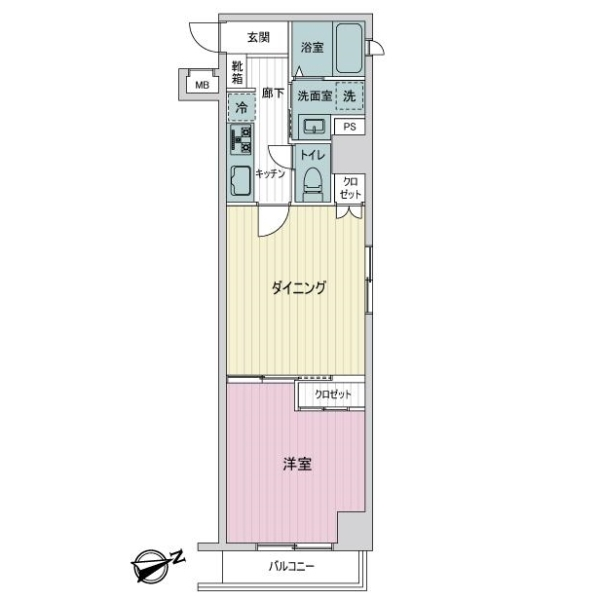 ドメイン入谷ステーションプラザ 間取図