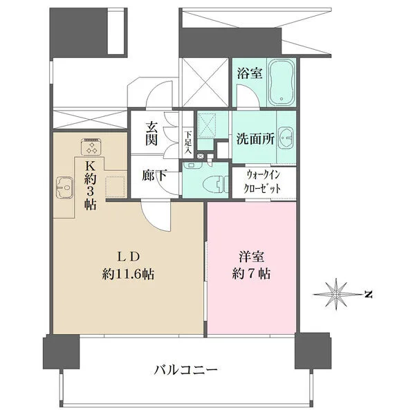 Ｍ．Ｍ．ＴＯＷＥＲＳ　ｔｈｅ　Ｓｏｕｔｈ 間取図