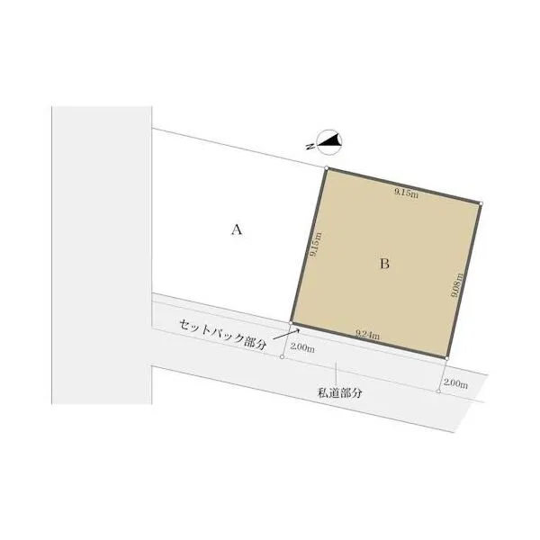 大田区南馬込4丁目 区画図
