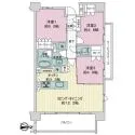 パークホームズ練馬中村橋クリアコート 間取図