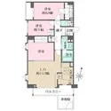 藤和シティホームズ東林間 間取図
