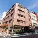 浅草橋アムフラット 外観　2001年3月築　地上8階建て　総戸数18戸