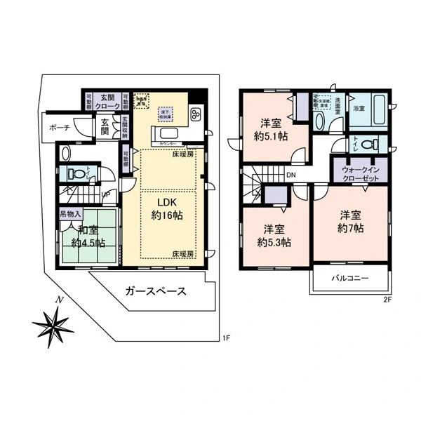 さいたま市桜区田島４丁目 間取図