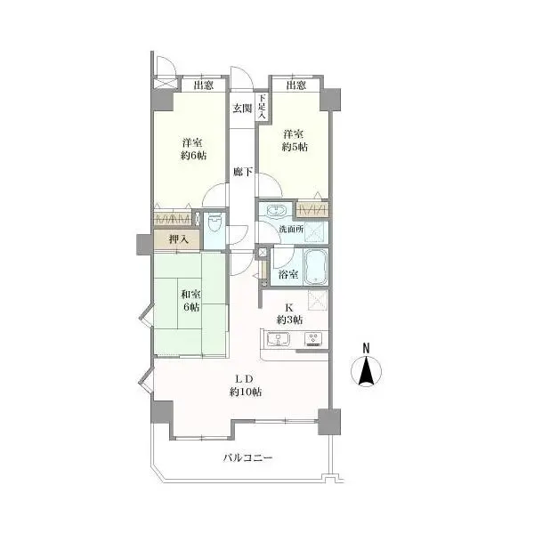 グランシティ八王子 間取図
