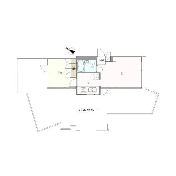 ハウス高輪台 間取図