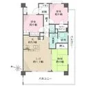 日神パレステージ三ツ池公園 間取図