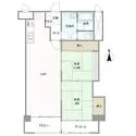賀陽コーポラス 間取図