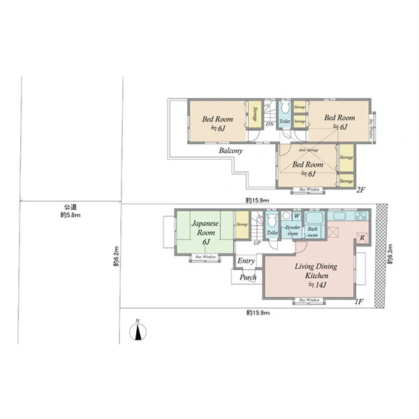 逗子市久木８丁目 間取図