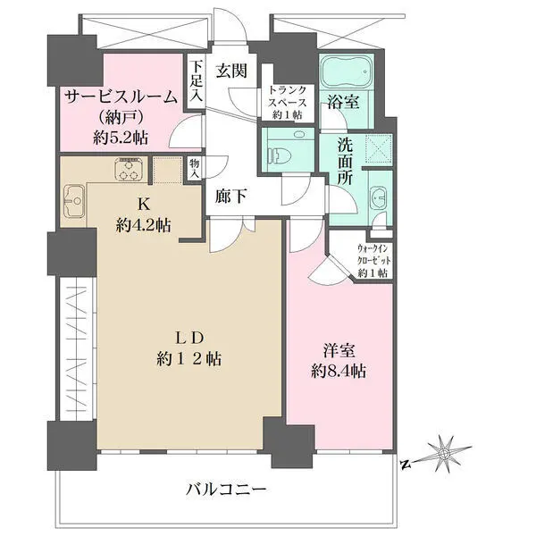 Ｗコンフォートタワーズ　ＥＡＳＴ 間取図
