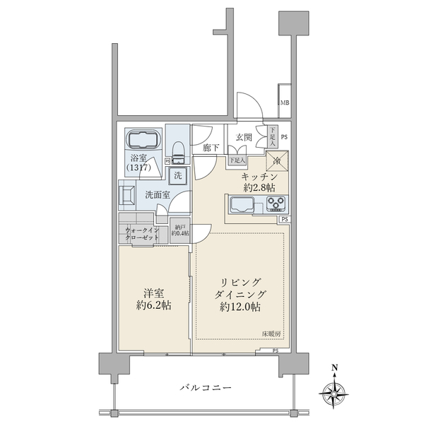 ブリリアシティ石神井公園アトラス１号棟 間取図