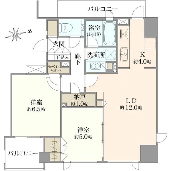 シティテラス目白 間取図
