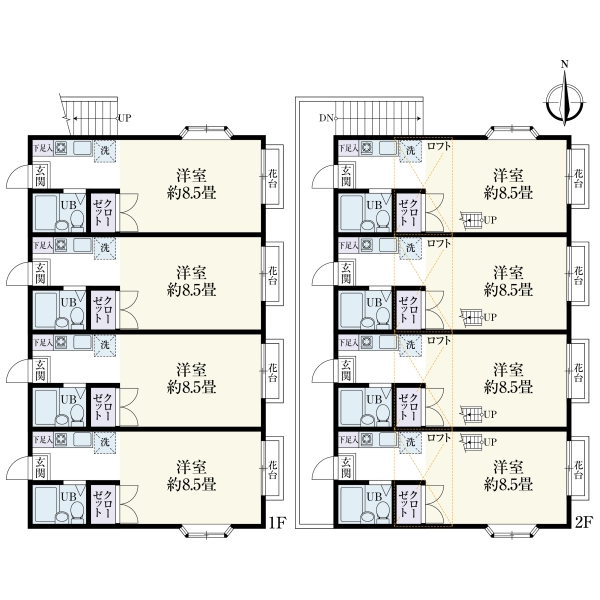 コーポ西国 間取図