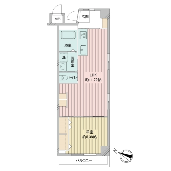 日生戸越マンション 間取図