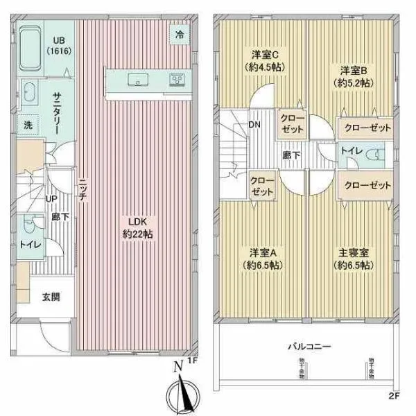 練馬区大泉町５丁目 間取図