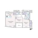 ザ・パークハウスグラン三番町２６ 間取図