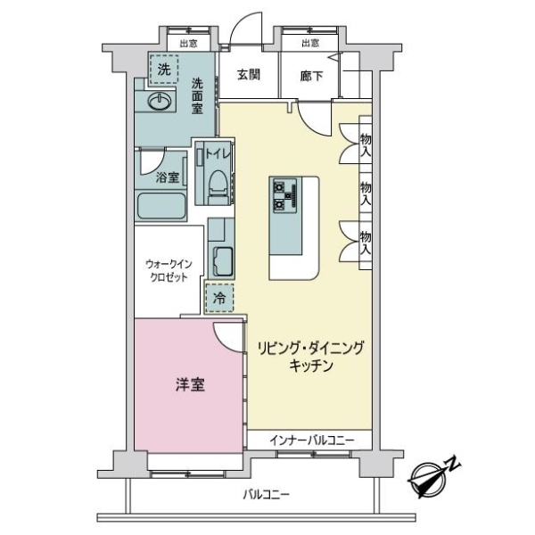 浮間公園ダイカンプラザ 間取図