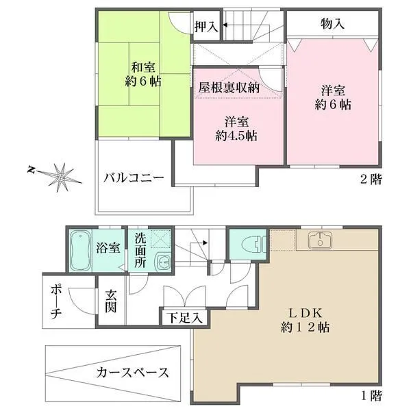 川崎市川崎区小田３丁目 間取図