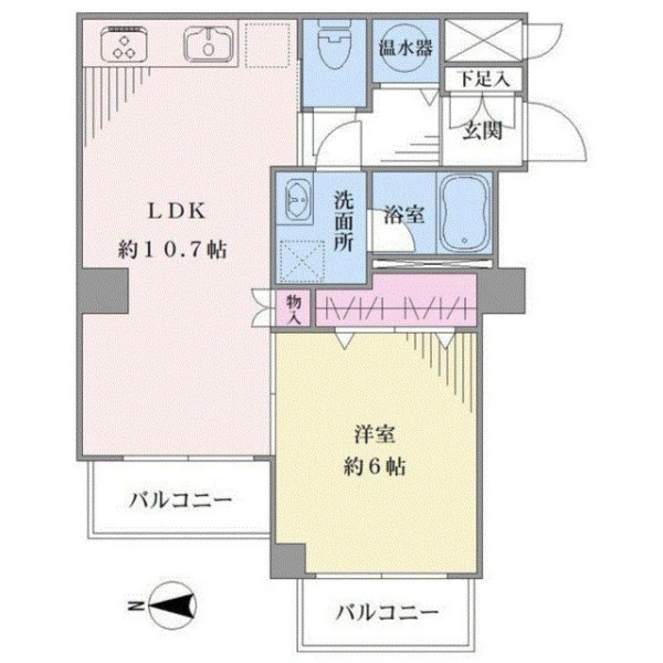 大森ハウス 間取図