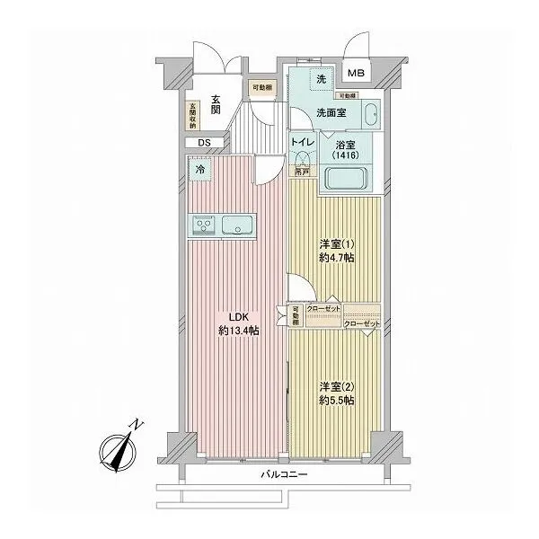 マンシヨン清水台 間取図