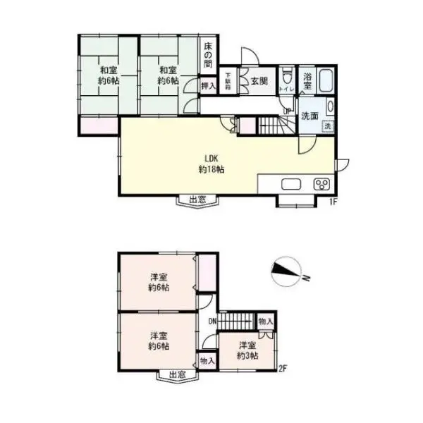 茨木市北春日丘４丁目 間取図