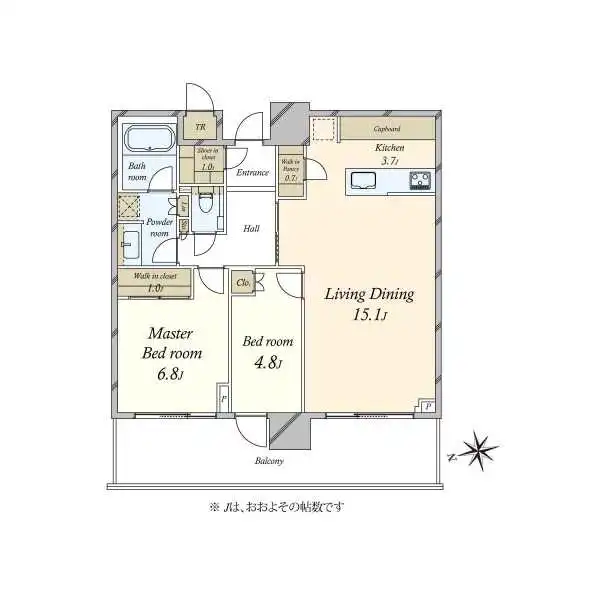 パークシティ中央湊ザタワー 間取図