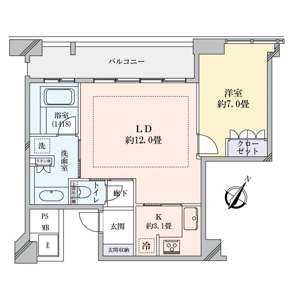 Ｎ４．ＴＯＷＥＲ 間取図