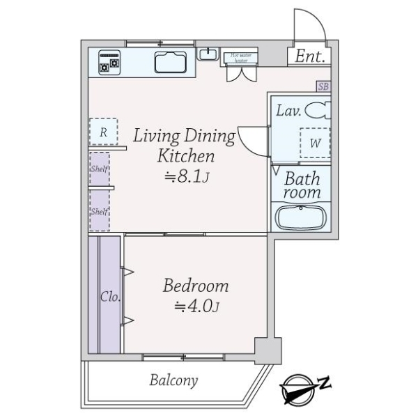 総和ビラ青葉台 間取図