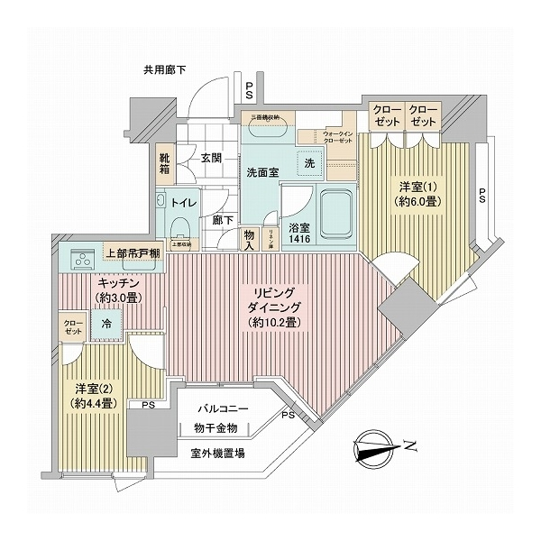プラウドタワー白金台 間取図
