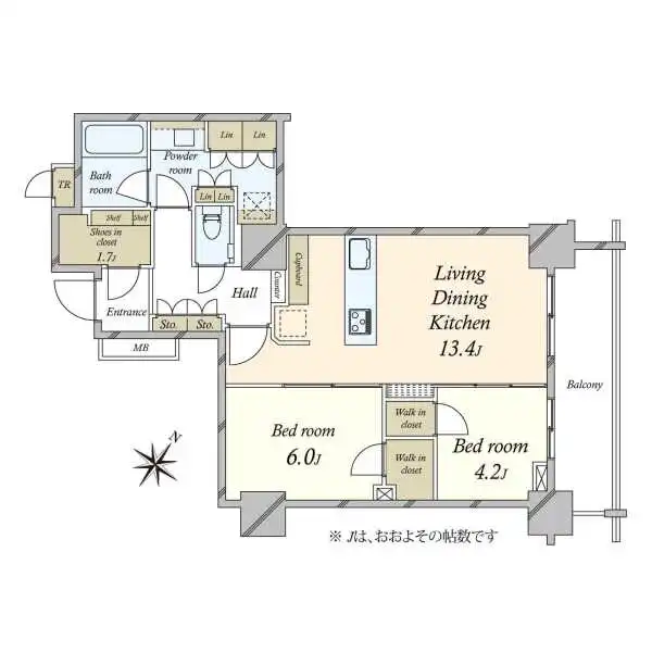 パークタワー豊洲 間取図