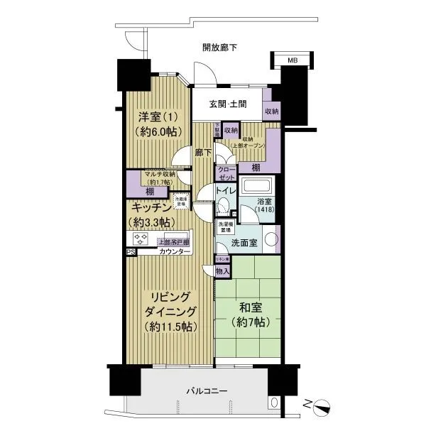 ステーションスイート 間取図
