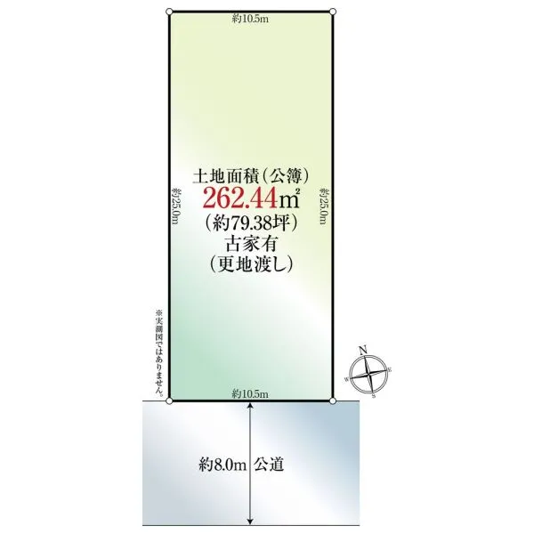松戸市古ケ崎４丁目 区画図
