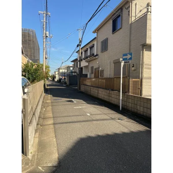 上尾市宮本町 南東側前面道路
