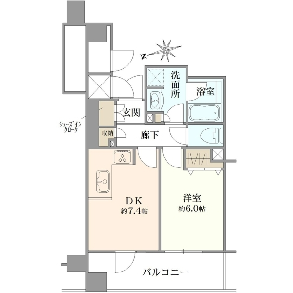 カノン室町四条 間取図