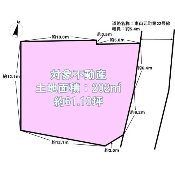 名古屋市千種区東山元町５丁目 間取図
