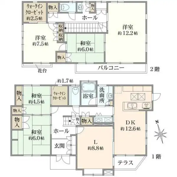 杉並区桃井４丁目 間取図