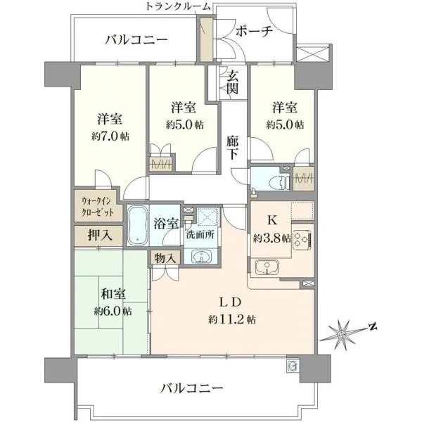 ウィズダム大泉学園 間取図