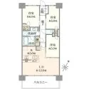 ブリリアシティ石神井公園アトラス　3号棟 間取図