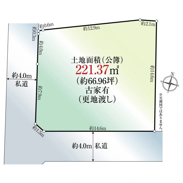 練馬区小竹町２丁目 区画図
