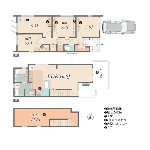 杉並区成田東１丁目 間取図