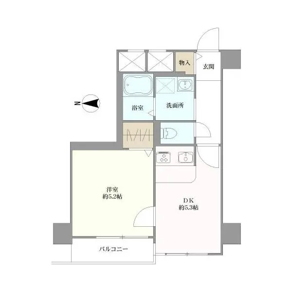 サンコート中村北 間取図