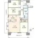 ライオンズプラザ日野駅前 間取図