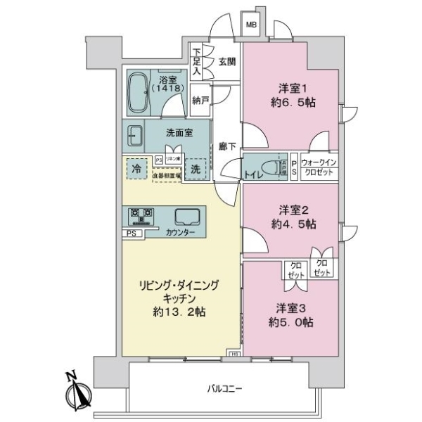 オープンレジデンシア名駅那古野 間取図