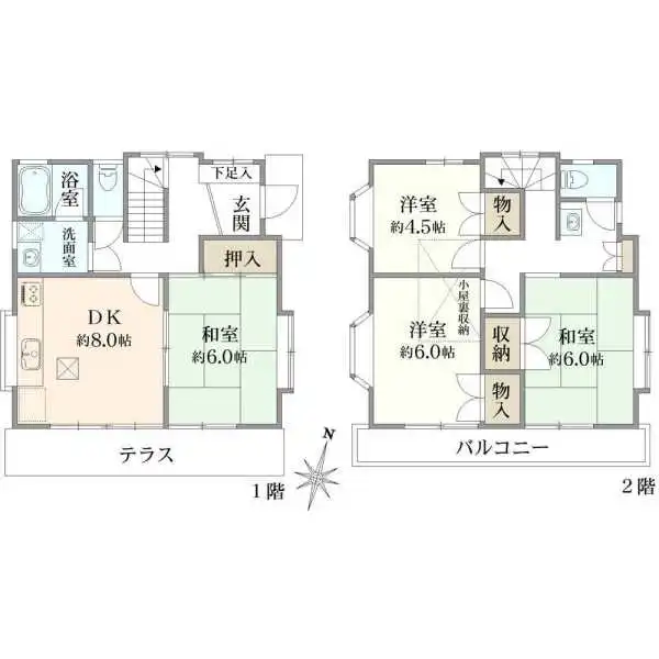 町田市金森東３丁目 間取図