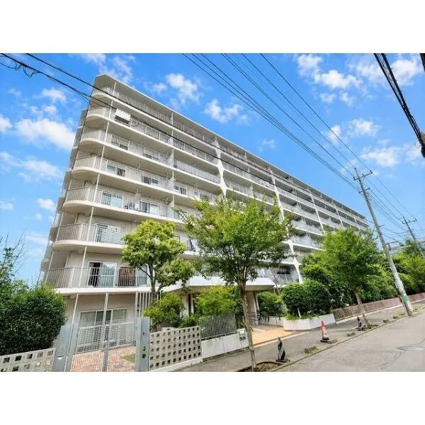府中スカイハイツ 耐震補強工事実施につき新耐震基準適合マンション※外観写真CG画像