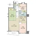 ベルグコート木場センティオ 間取図