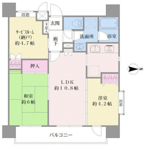 マイキャッスル新丸子２ 間取図