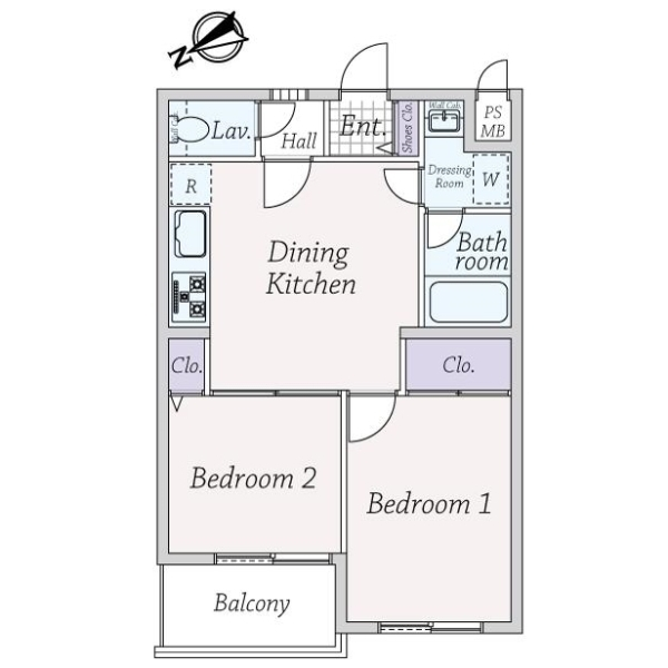 エクレール吉祥寺 間取図