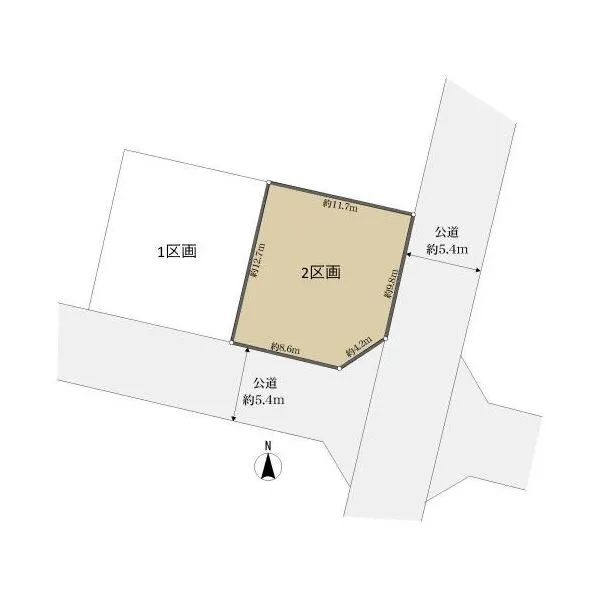 八王子市富士見町 区画図
